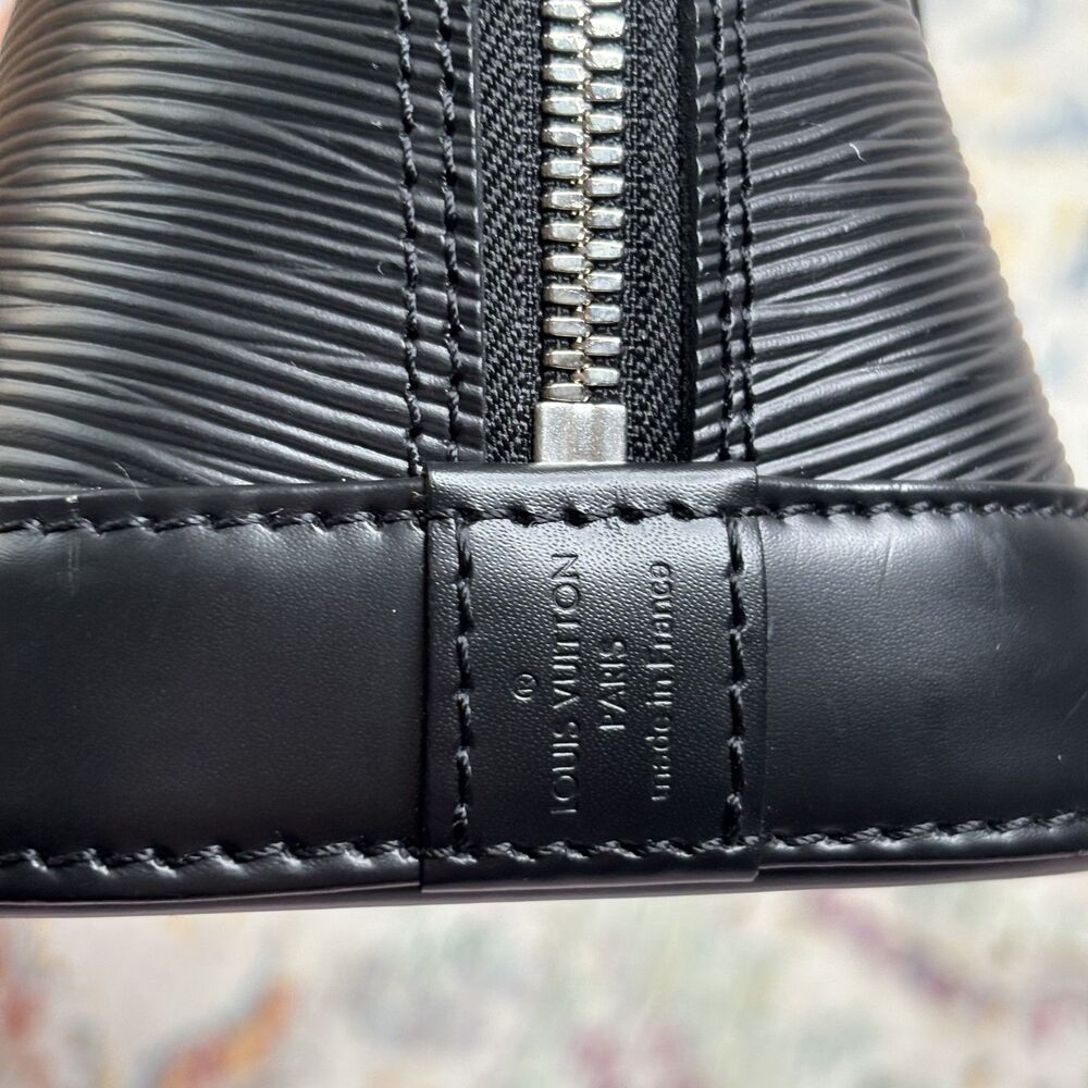 Louis Vuitton LV Alma BB Black Epi Handbag - Picture 5 of 13